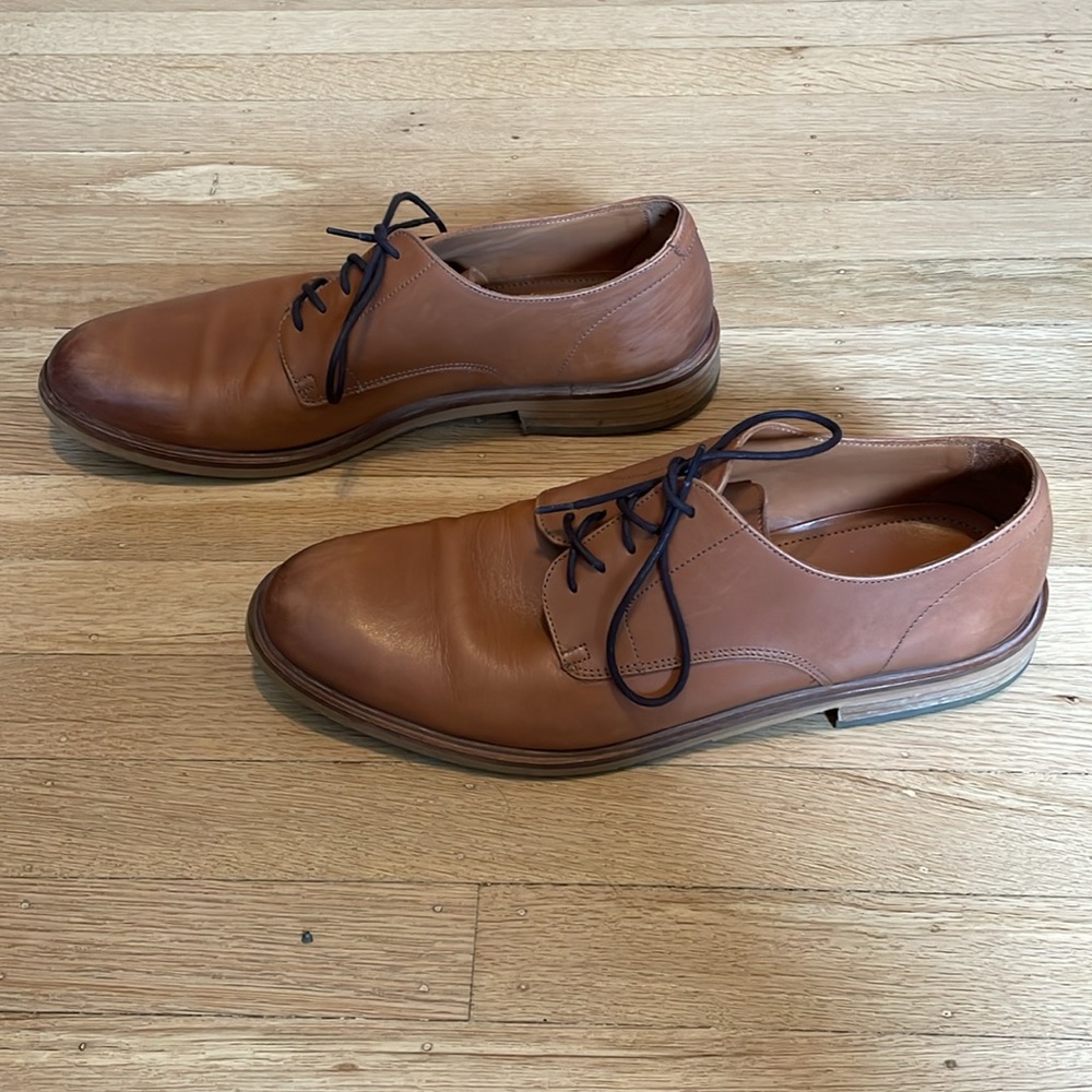 H&M Light Brown Leather Dress Shoes - Picture 2 of 9